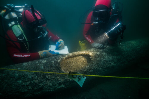 Thonis-Heracleion, Kota Peradaban Sejarah Mesir Kuno yang Tenggelam di Dasar Laut. (Foto: Franck Goddio/Christoph Gerigk)