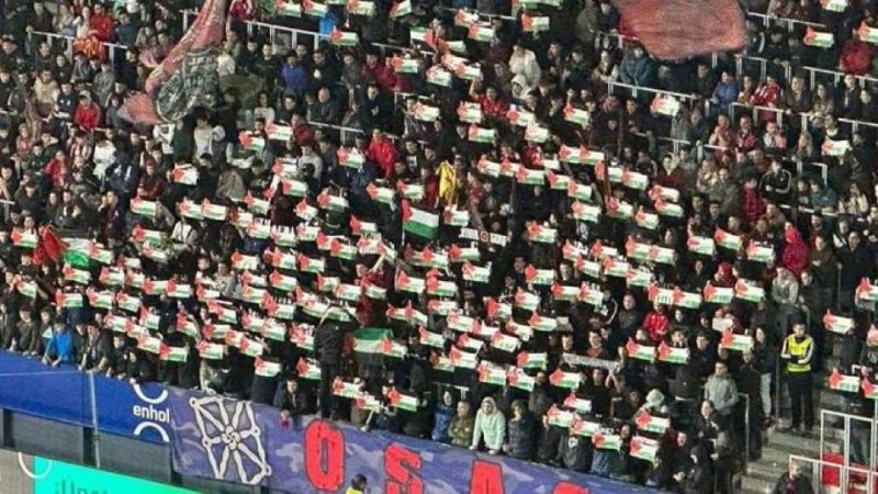 Suporter Osasuna Bentangkan Bendera Palestina, Pemain Granada Asal Israel Malah Absen