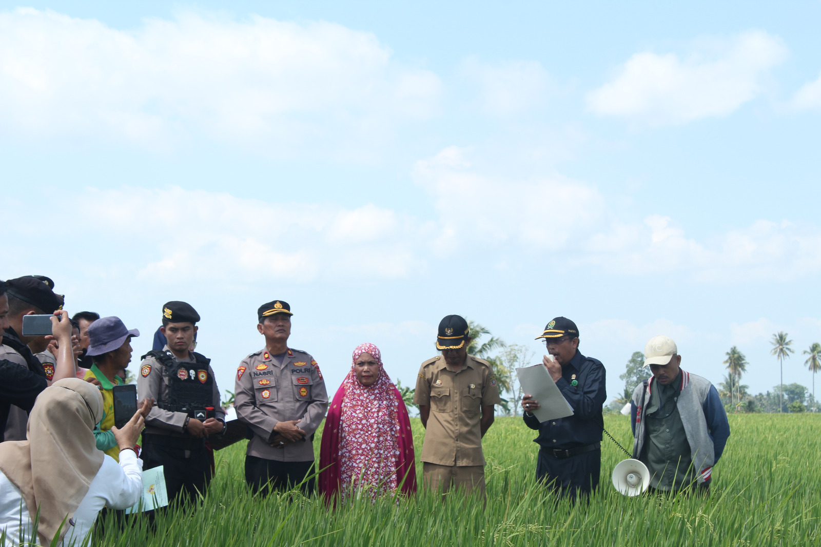 Pengadilan Agama Eksekusi Lahan Sawah di Desa Kalosi Alau