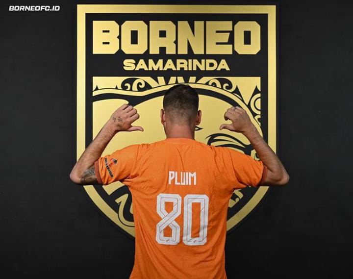 Wiljan Pluim Merapat ke Borneo Fc, Gunakan Jersey Nomor 80