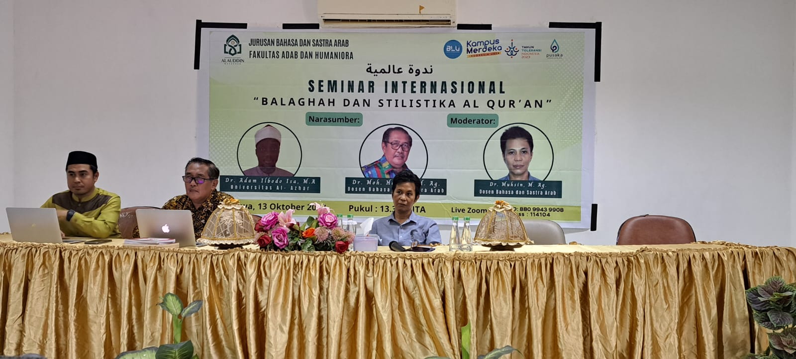 Jurusan Bahasa dan Sastra Arab UINAM Gelar Seminar Internasional Ulas Balagah dan Stilistika Alquran