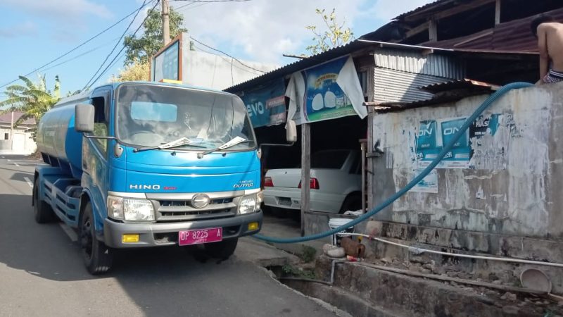 Layanan Mobil Tangki PAM Tirta Karajae Juga Layani Pengguna Sumur Bor