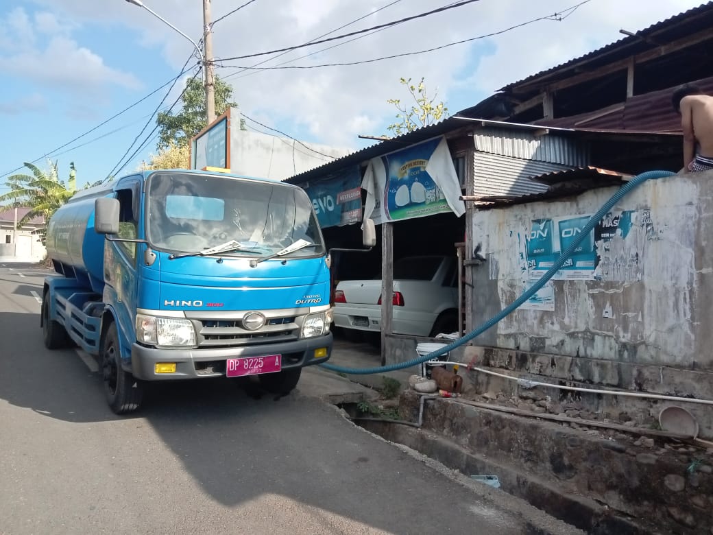 Layanan Mobil Tangki PAM Tirta Karajae Juga Layani Pengguna Sumur Bor