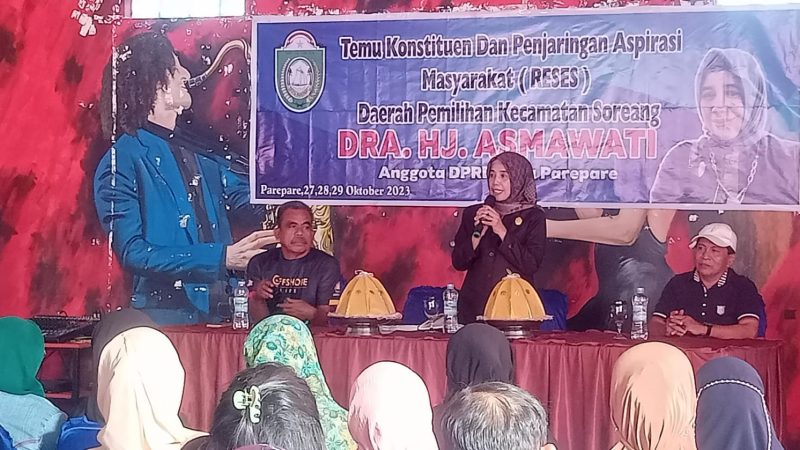 Anggota DPRD Parepare Asmawati Menyapa Konstituen Dapil Soreang dan Menjaring Aspirasi 