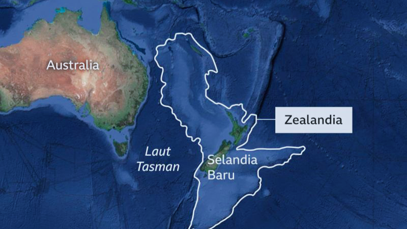 Benua Zealandia, Ditemukan Ahli Geosains Setelah Hilang 375 Tahun