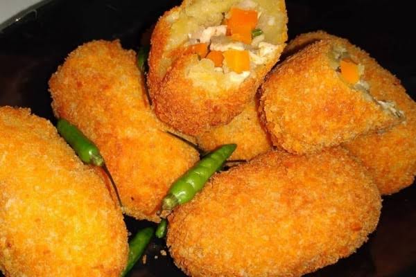 Resep Kroket Kentang Isian Ayam