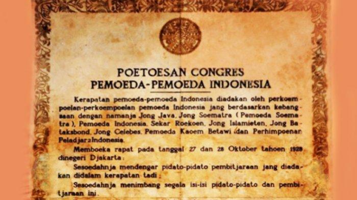 Sumpah Pemuda (Foto: istimewa)