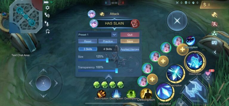 Control Setting Hero Ruby di MLBB Versi Kapten Geek Fam