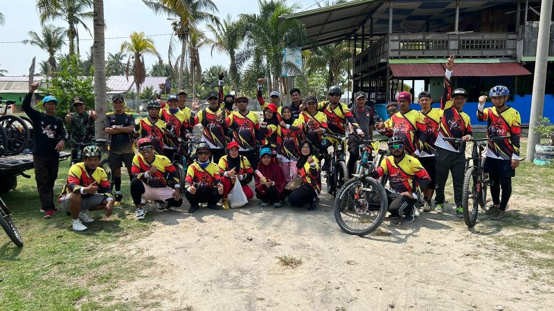 Club Passapeda Malimpung Bersama Kades dan Babinsa Gelar Road To Wisata Ammani