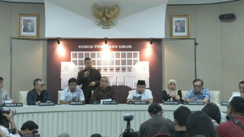 Hasil Rapat Pleno KPU RI: Tiga Paslon Bakal Berkompetisi di Pilpres 2024