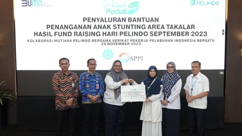 BKKBN Sulsel Teken MoU Bersama PT Pelindo Salurkan Bantuan Penanganan Stunting di Takalar