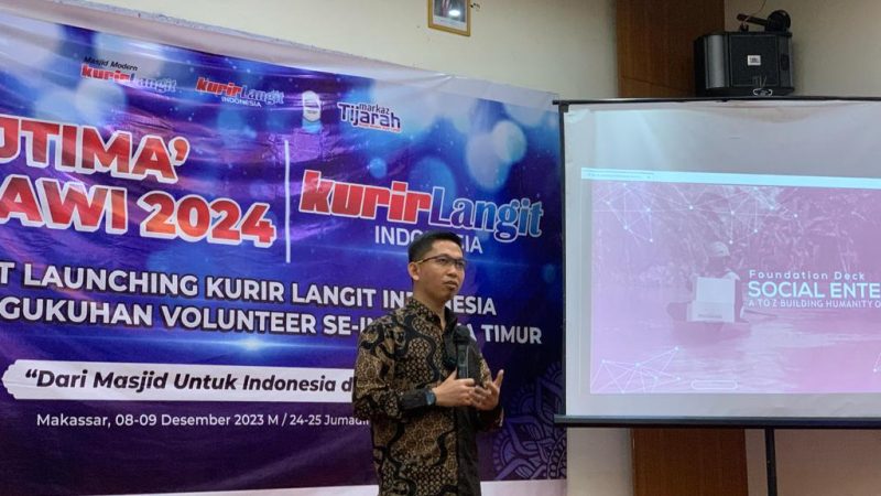 Kurir Langit Indonesia Dilaunching sebagai Lembaga Kemanusiaan Berskala Nasional