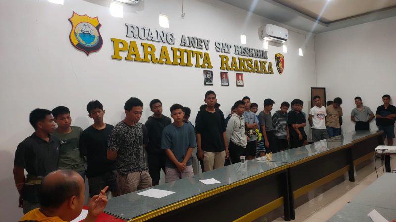 Dua Kelompok Remaja Terlibat Tawuran di Lokasi Wisata Pinrang