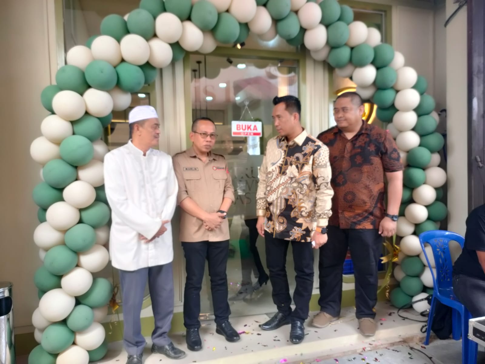 Launching outlet Amanda Brownies di Kabupaten Pinrang, Jumat (15/12/2023).