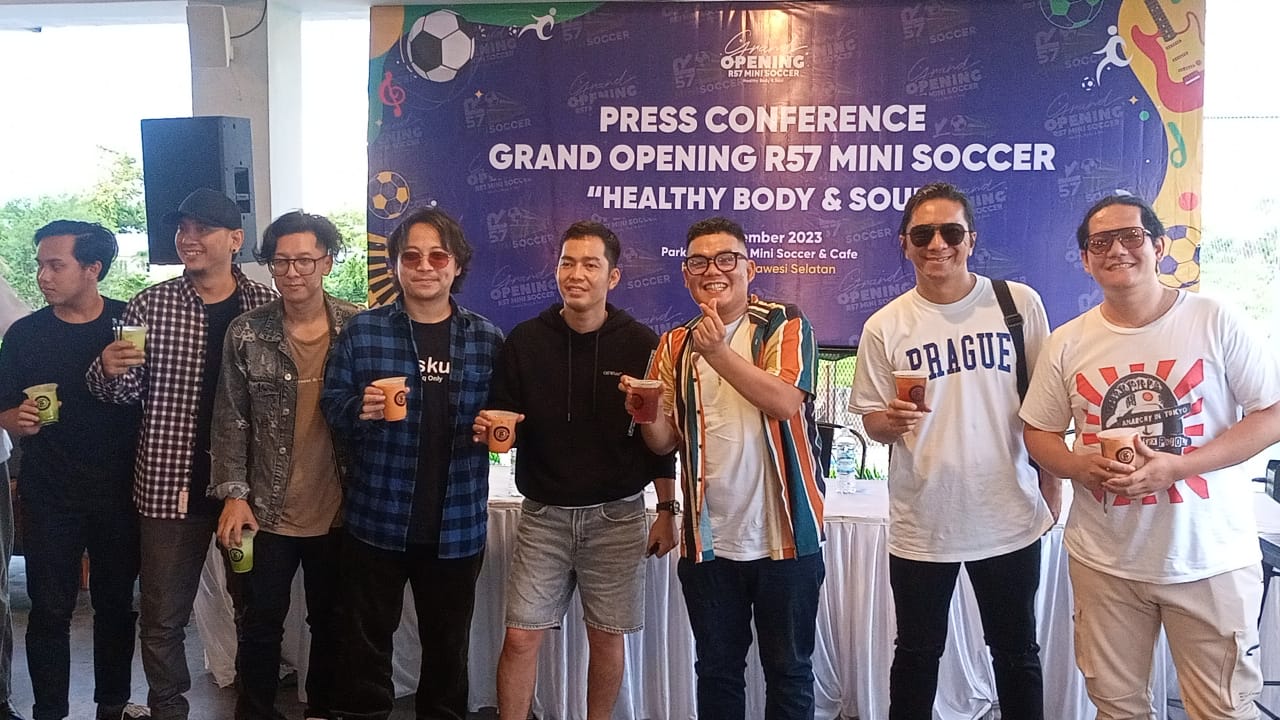 Grand Opening R57 Mini Soccer, Hadirkan J-Rocks hingga Tumming Abu