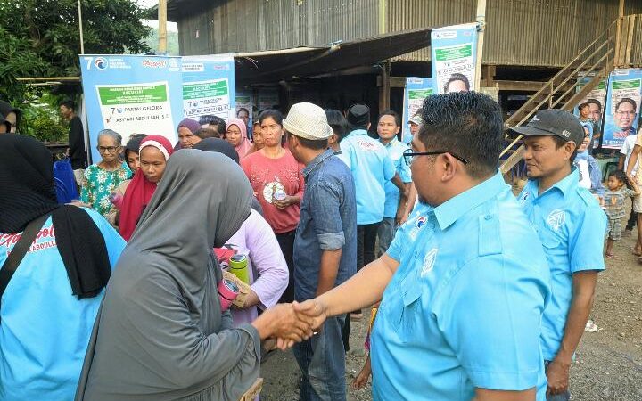 Bawa 7 Fokus Perubahan, Asyari Abdullah Kampanye Perdana di Lanyer Bacukiki