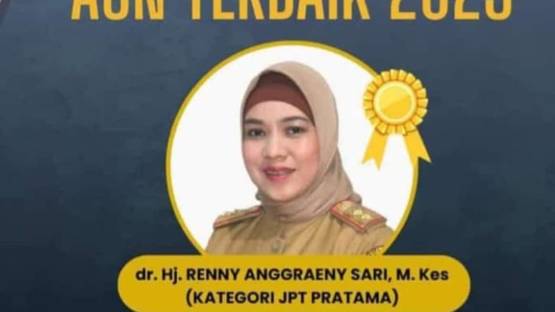 Direktur RSUD Andi Makkasau Renny Anggraeni Dinobatkan sebagai ASN Terbaik I di Parepare