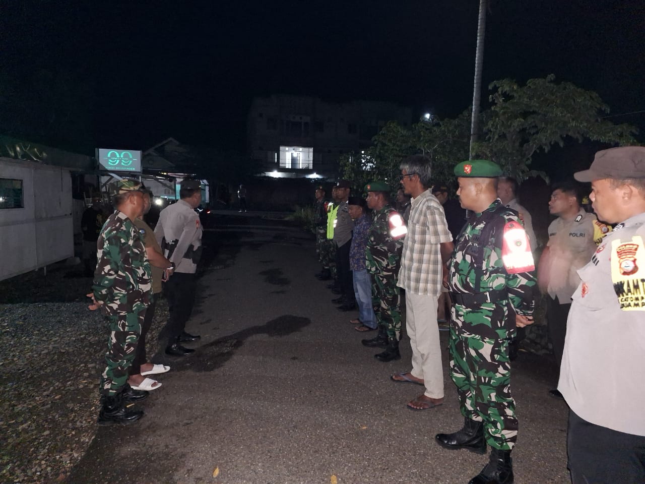 Berkat Kesigapan Pasukan Gabungan dari Kodim 1404/Pinrang, Polres Pinrang dan Pemda Pinrang, Malam Pergantian Tahun Aman