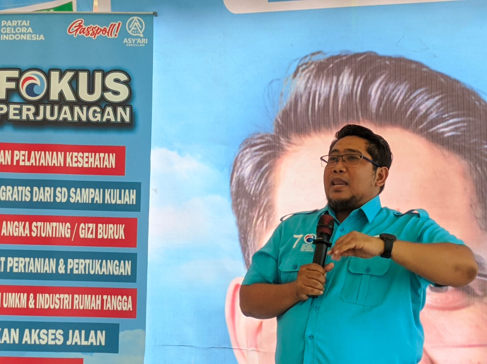 Janji Politik Asyari Abdullah Sejahterakan Petani Bacukiki