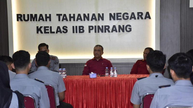 Optimalkan Mitigasi Risiko, Pegawai Rutan Pinrang Ikuti Penguatan Tusi Pemasyarakatan