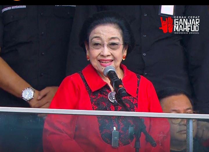 Hadiri Kampanye Akbar Ganjar-Mahfud, Megawati: Hei Polisi Hei Tentara Jangan Intimidasi Rakyatku