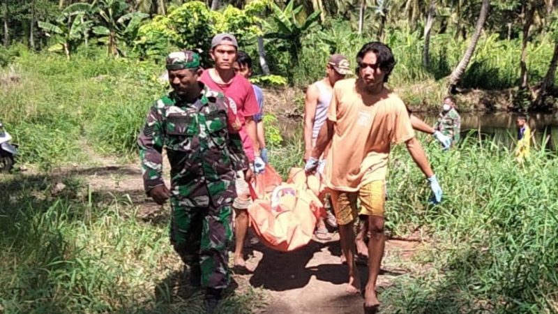 Tiga Hari Hilang, Pemuda di Pinrang Ditemukan Sudah Jadi Mayat dan Terapung di Sawah