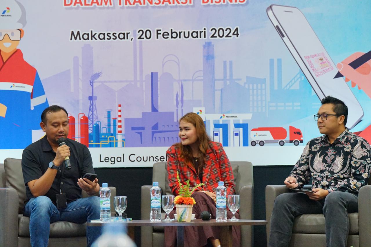 Pertamina Sulawesi Gelar Seminar Legal Preventive Program, Menuju Digitalisasi Dalam Transaksi Bisnis