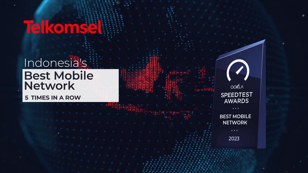 Telkomsel Raih Best Mobile Network dari Ookla Speedtest Award, Jaringan Broadband Tercepat dan Terluas di Indonesia 