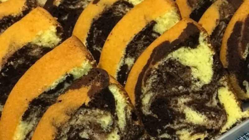 Resep Kue Marmer atau Bolu Jadul