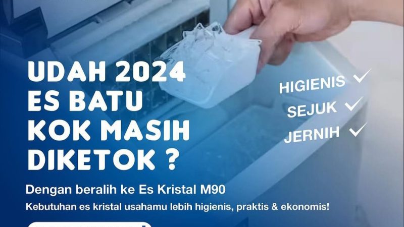 Praktis dan Ekonomis, M90 Ice Crystal Pinrang Beri Layanan Pengantaran Gratis