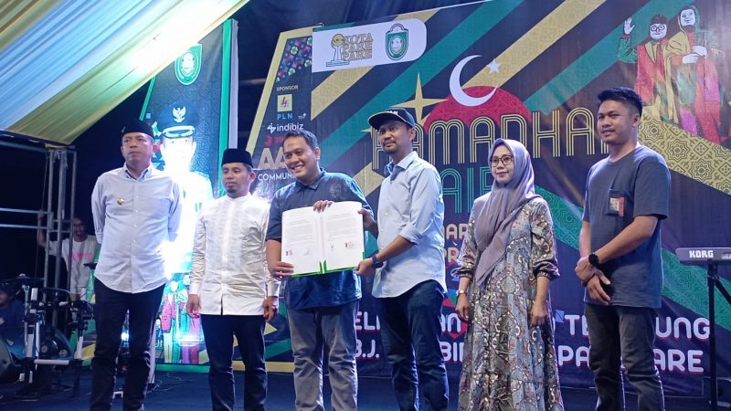 Pj Wali Kota Akbar Ali Buka Ramadan Fair Parepare di Pelataran UMKM