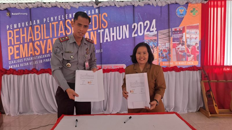 Optimalisasi Layanan Kesehatan dan Bantuan Hukum Gratis, Rutan Pinrang Jalin Kerjasama dengan 4 Instansi