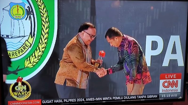 Kota Parepare Raih Penghargaan Inovative Tourism Destination di CNN Indonesia Award