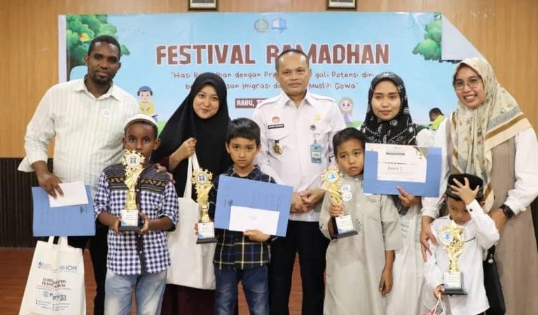 Anak Pengungsi Somalia Bawa Pulang 2 Piala Lomba Ramadan Ceria Rudenim Makassar