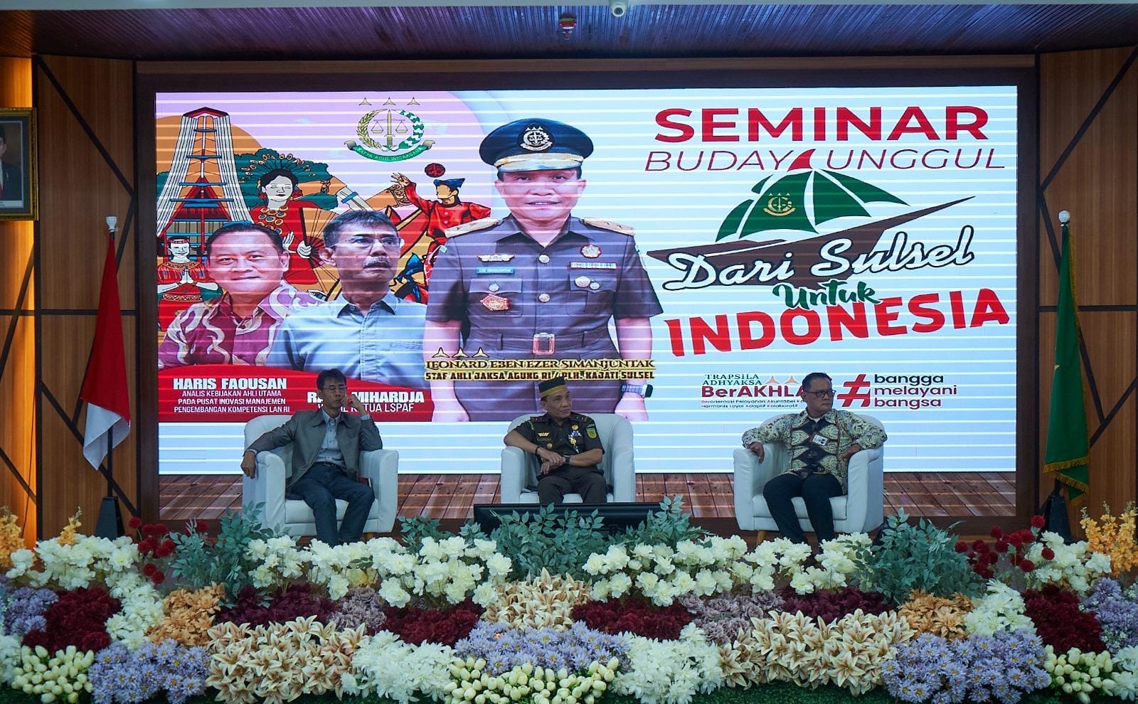 Staf Ahli Kejagung Buka Seminar Budaya Unggul dari Sulsel untuk Indonesia