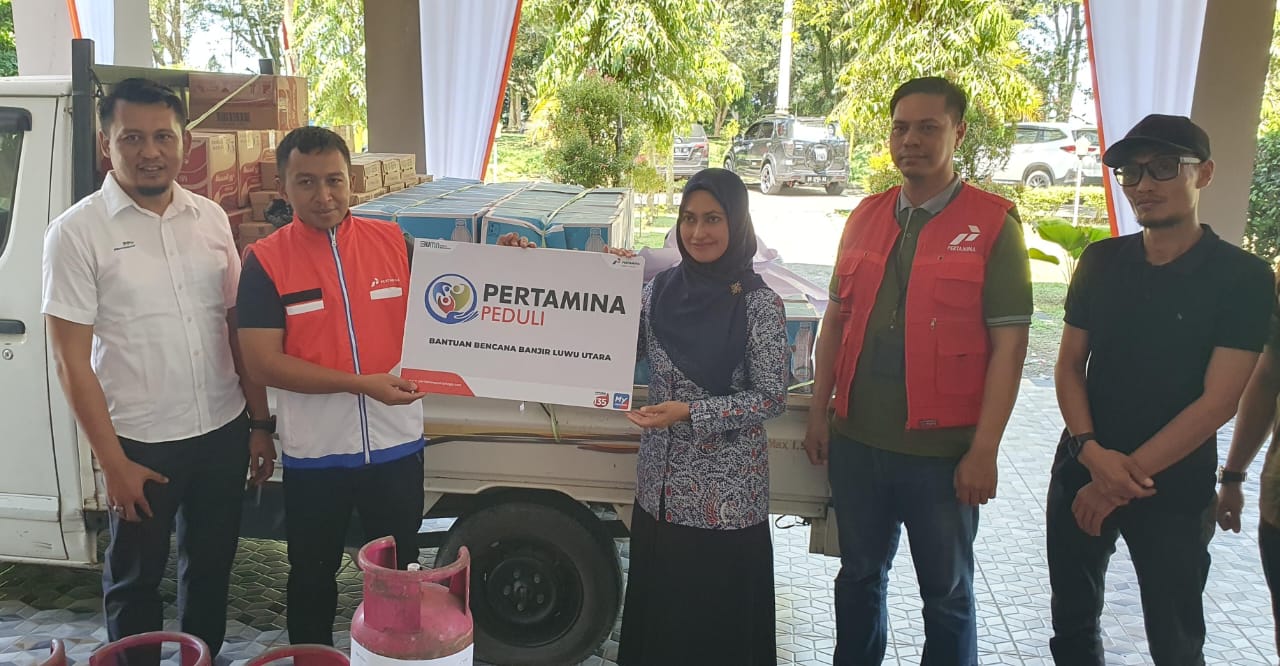 Pertamina Sulawesi Salurkan Bantuan untuk Korban Terdampak Banjir di Luwu Utara