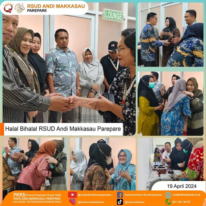 RSUD Andi Makkasau Gelar Halal Bihalal, Saling Menguatkan untuk Beri Pelayanan Kesehatan Terbaik