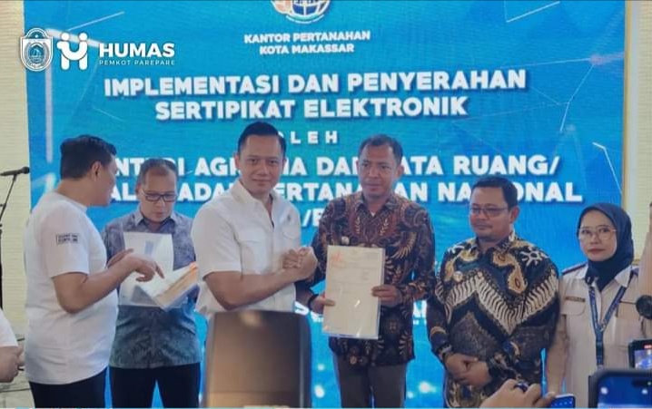 Pemkot Parepare Dukung Implementasi Sertifikat Tanah Elektronik Kementerian ATR