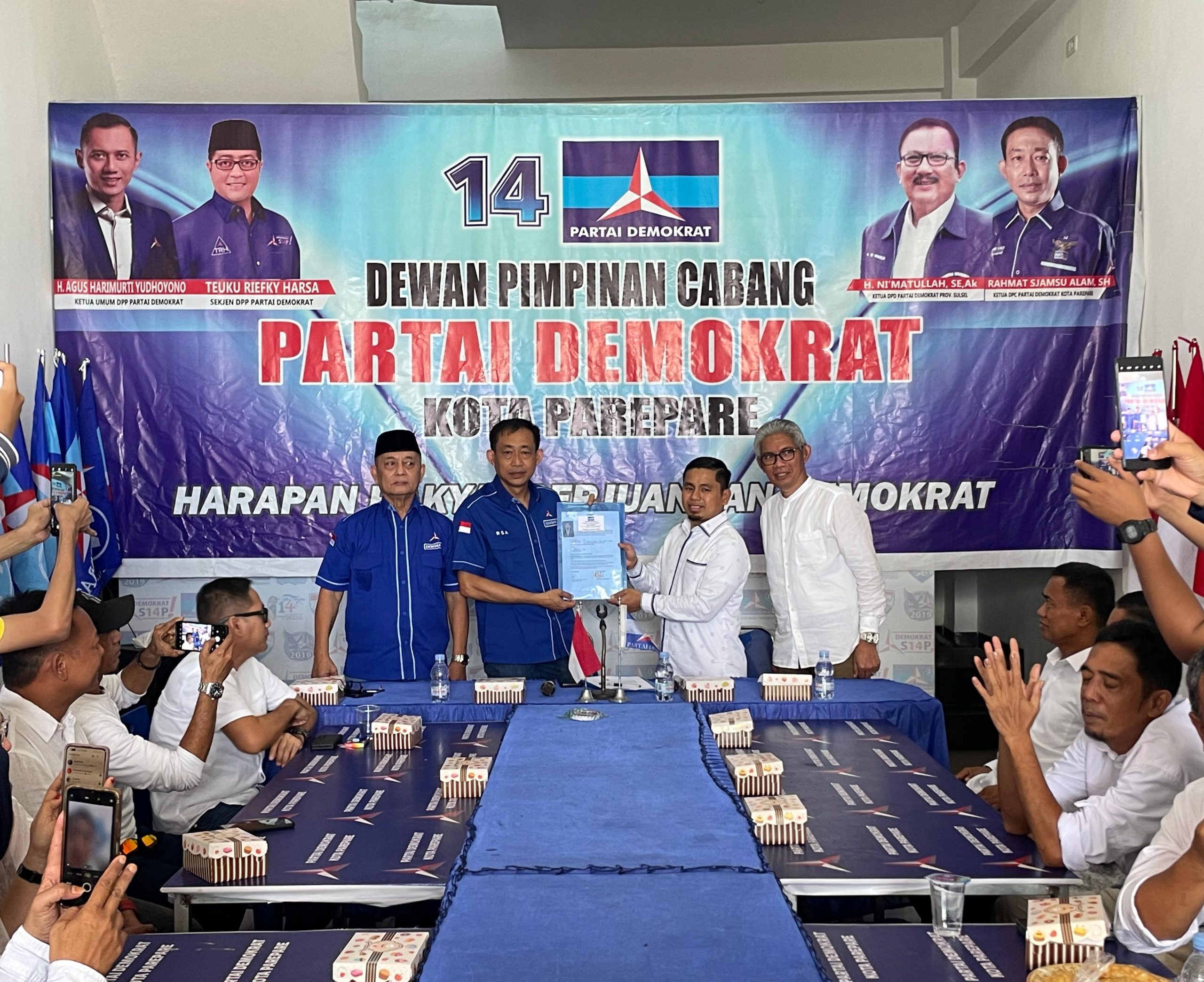 TSM Kembalikan Formulir Penjaringan Balon Wali Kota Parepare ke Partai Demokrat