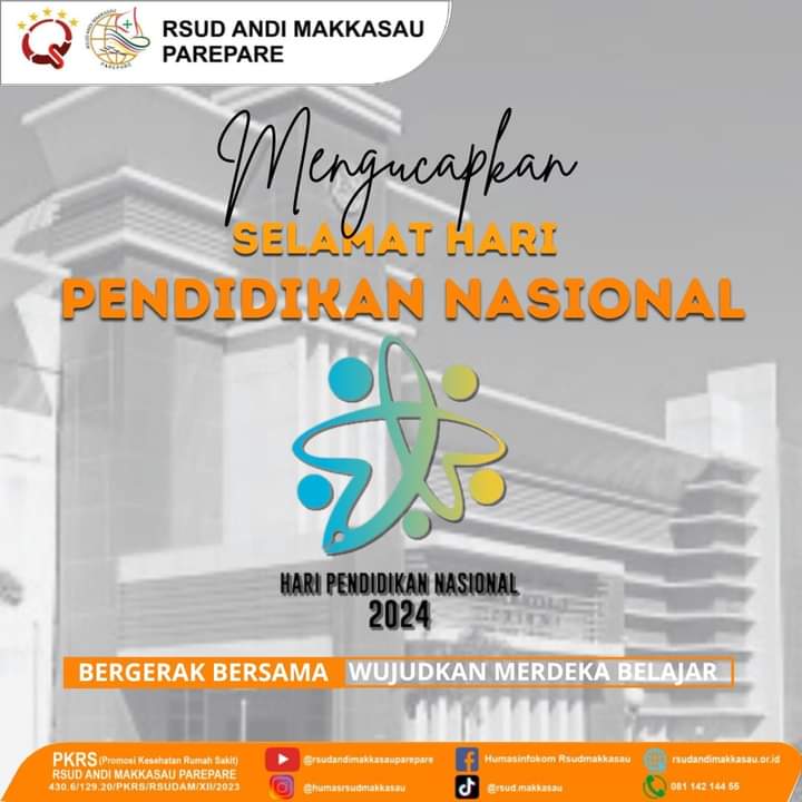 RSUD Andi Makkasau Ucapkan Selamat Hari Pendidikan Nasional