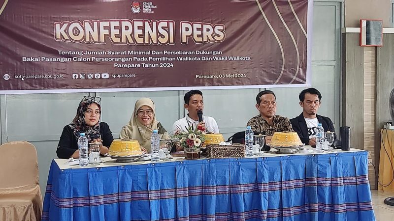 KPU Parepare Umumkan Syarat Paslon Jalur Independen di Pilwalkot 2024