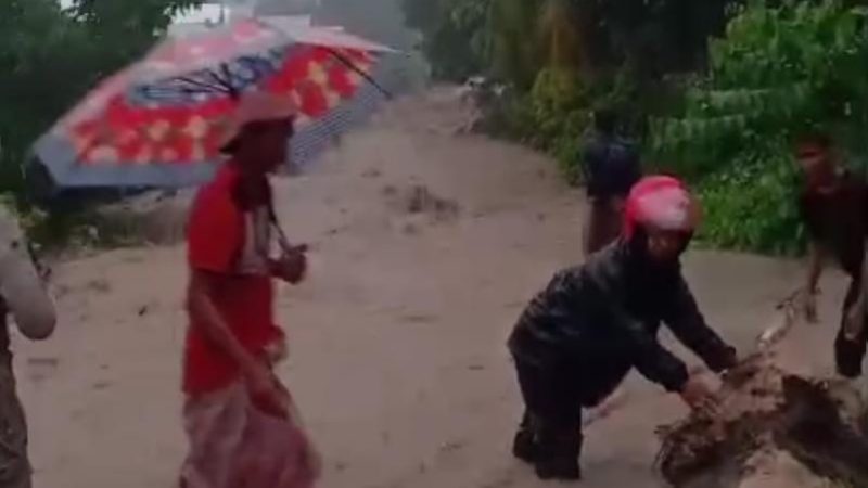 BPBD Pinrang dan PUPR Tinjau Lokasi Banjir di Dusun Baruppu Batulappa