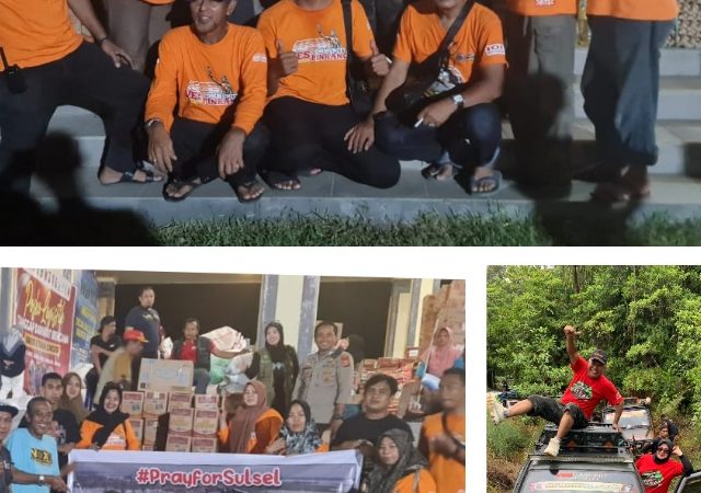 Kebersamaan Keluarga Besar VES Community Pinrang Jelajahi 3 Danau Luwu dan Penyaluran Bantuan Bencana Alam