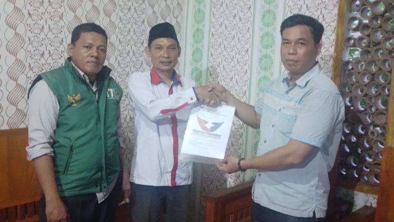 Perkuat Kekuatan Maju Pilkada, Sahabuddin M Sunusi Jemput Formulir Cakada di Partai Perindo