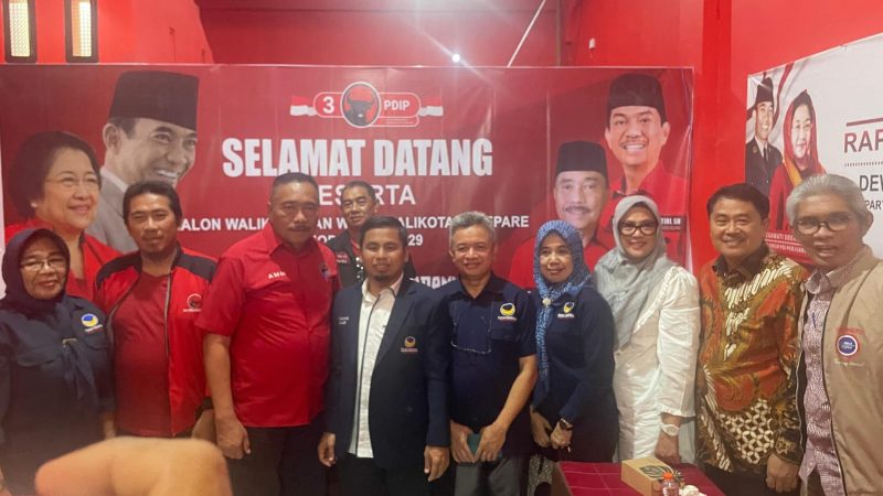 PDI Perjuangan Parepare Titip Program Pemerataan Pembangunan ke TSM Bila Jadi Wali Kota