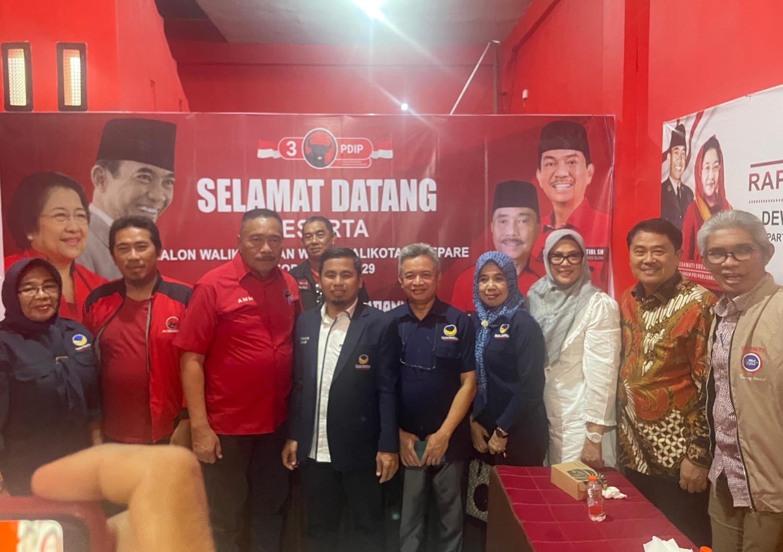 PDI Perjuangan Parepare Titip Program Pemerataan Pembangunan ke TSM Bila Jadi Wali Kota