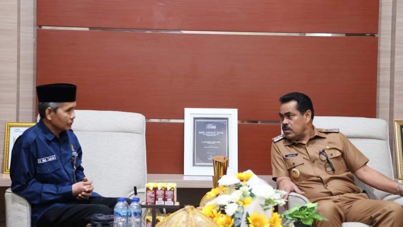 Pj Bupati Ahmadi Akil Terima Audiensi Baznas Pinrang, Ini yang Dibahas