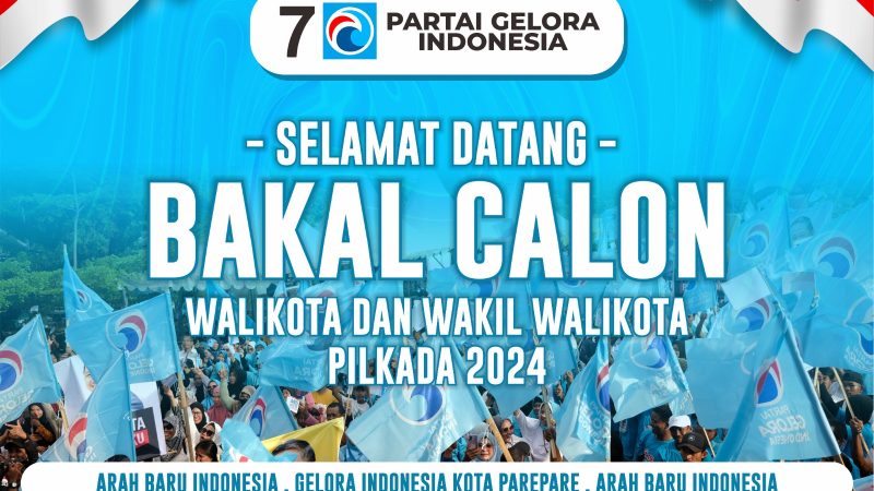 7 Bakal Calon Wali Kota dan Wawali Daftar di Partai Gelora Parepare