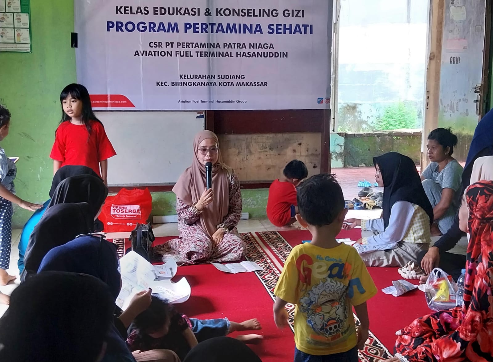 Pertamina Sulawesi Edukasi dan Konseling PHBS ke Kelompok Binaan di Maros