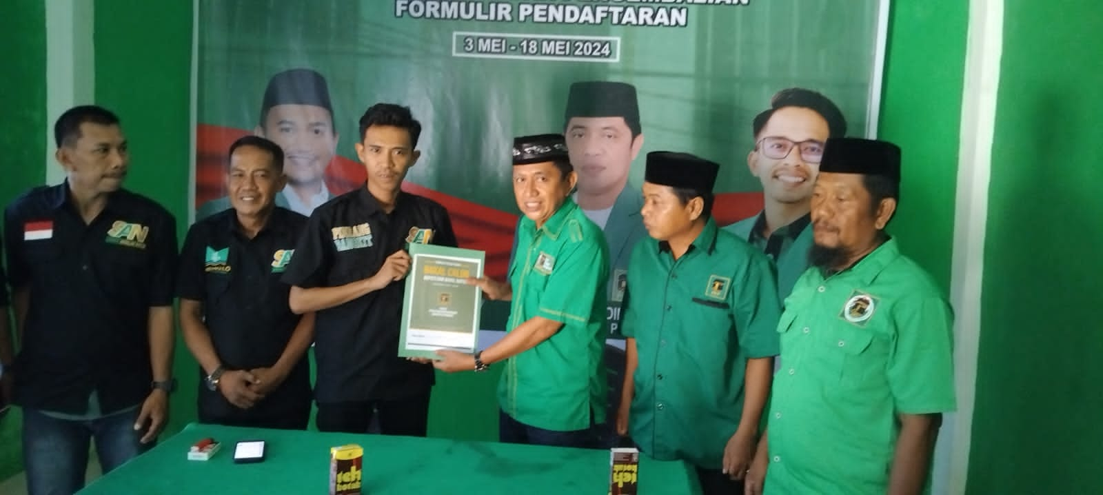 Kader Senior Golkar Abdillah Nasir Kembalikan Formulir Bacalon Bupati Pinrang di PPP